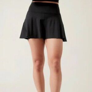 ATHLETA Ace Black 13.5" Tennis Skort- Size Medium, excellent condition Lightly w